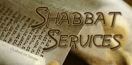 Shabbat Services with Chabad on Tampa at our new location